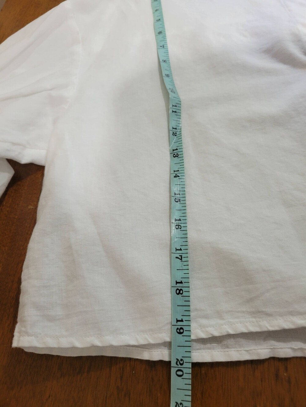 Madewell Straight-Hem Shirt in Linen NU445 Size M White - Picture 7 of 9